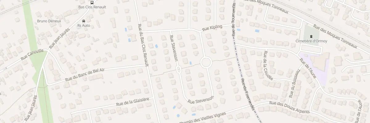 Plan du 7 Rue Stevenson à Mennecy