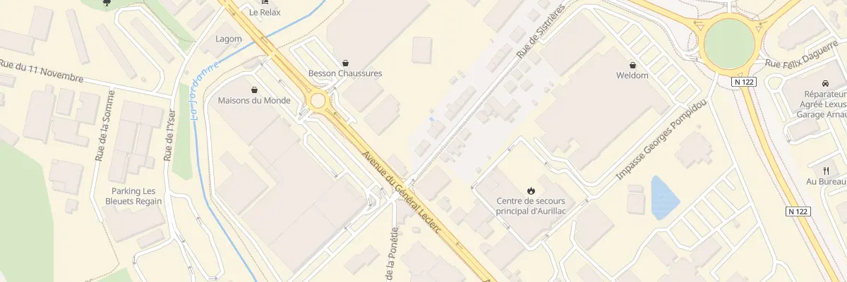 Plan du 5 Rue de Sistrieres à Aurillac