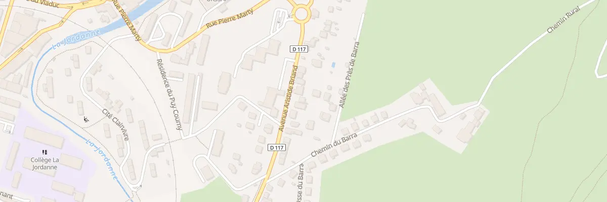Plan du 69 Av Aristide Briand à Aurillac