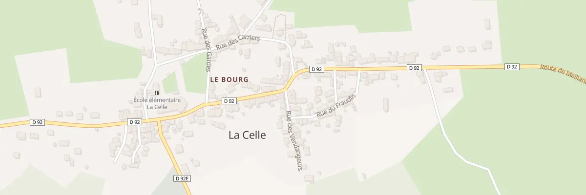 Plan du 1 Rue des Vendangeurs à La Celle