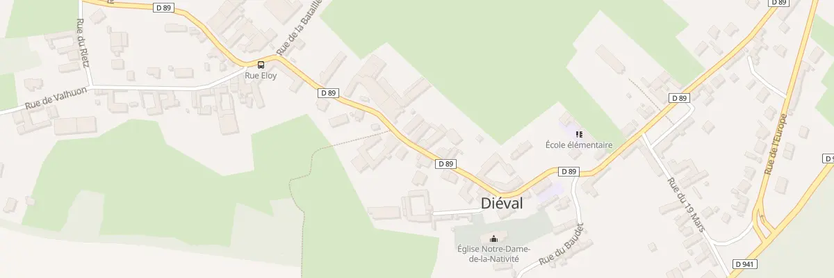 Plan du 284B Rue Monseigneur Eloy à Diéval