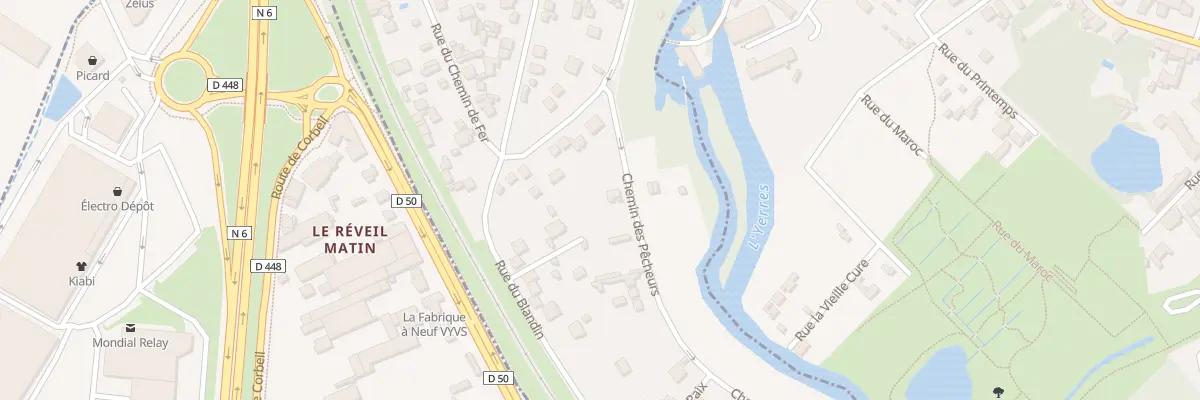Plan du 108 Che des Pêcheurs à Villeneuve-Saint-Georges