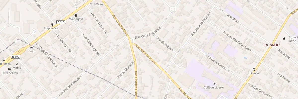 Plan du 9 Rue Henri Langlois à Drancy