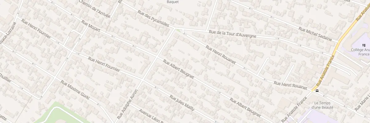 Plan du 64 Rue Albert Beugnet à Drancy