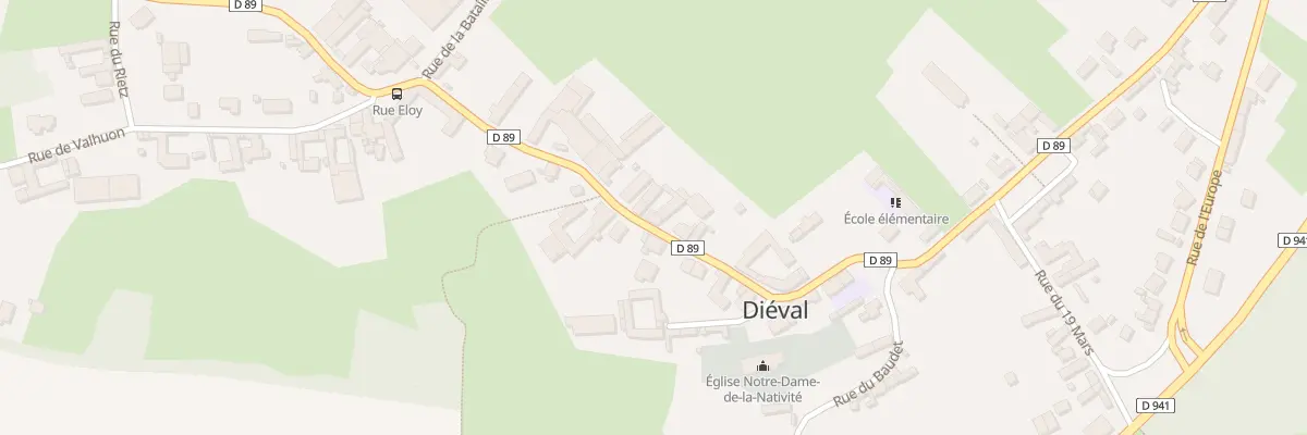 Plan du 274 Rue Monseigneur Eloy à Diéval