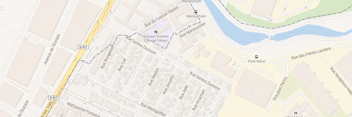 Plan du 13 Rue Santos Dumont au Blanc-Mesnil