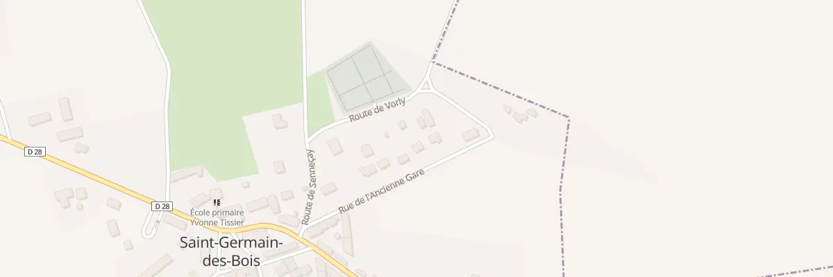 Plan du 11 Rue de l’Ancienne Gare à Saint-Germain-des-Bois