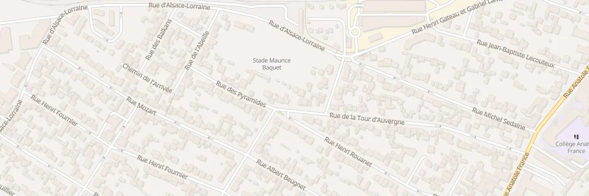 Plan du 68B Rue De La Tour D’Auvergne à Drancy