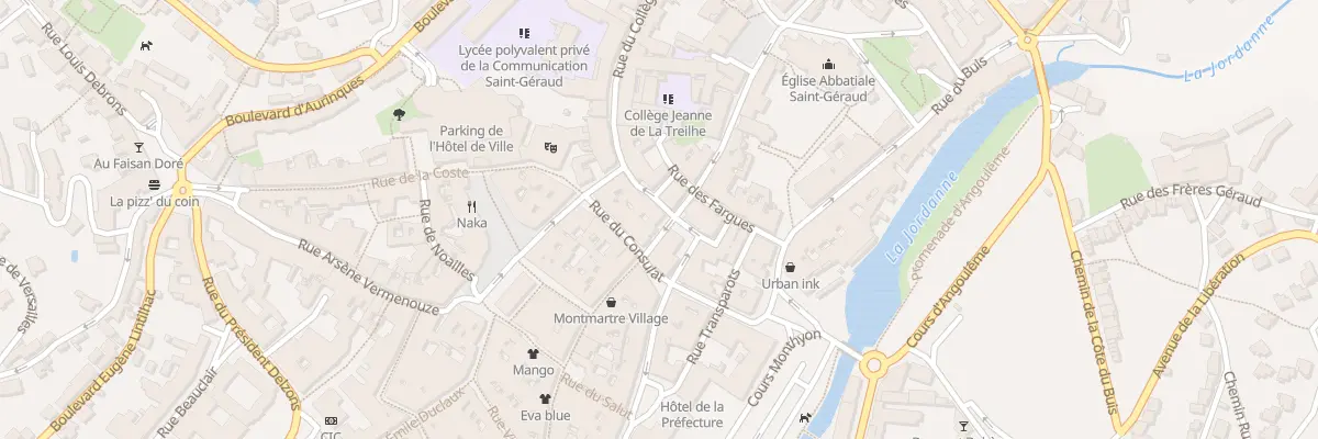 Plan du 5 Rue du Monastere à Aurillac