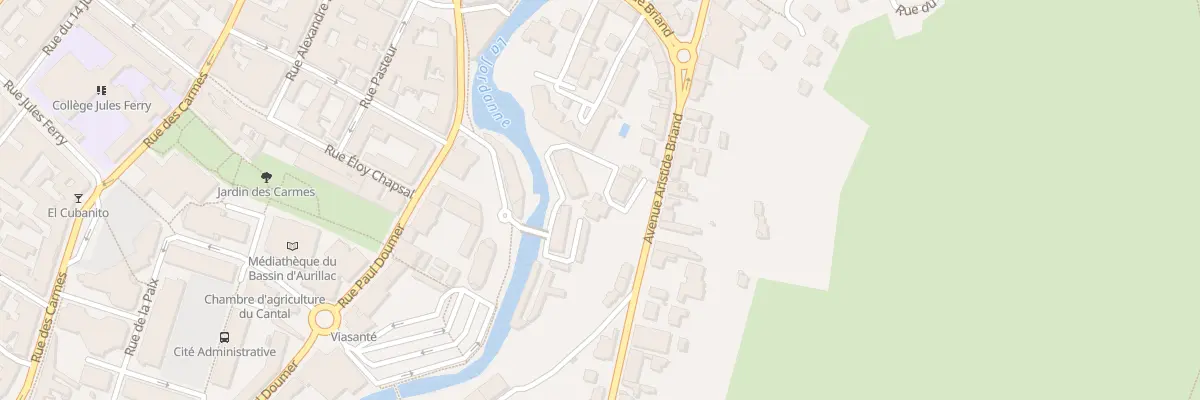 Plan du 28 Av Aristide Briand à Aurillac