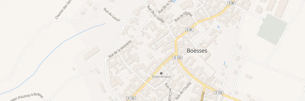 Plan du 5 Rue de la Vallée à Boësses