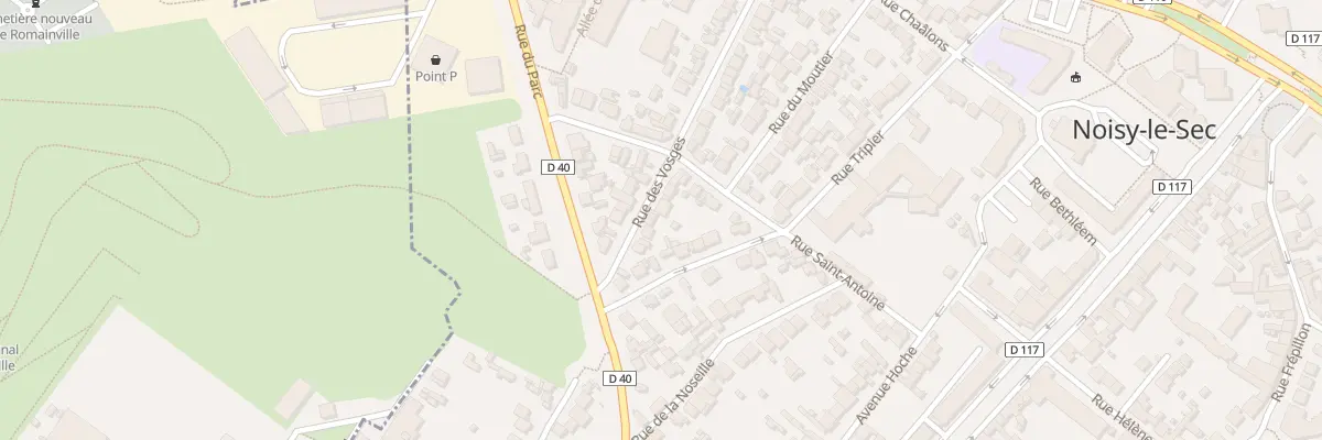 Plan du 35B Rue des Vosges à Noisy-le-Sec