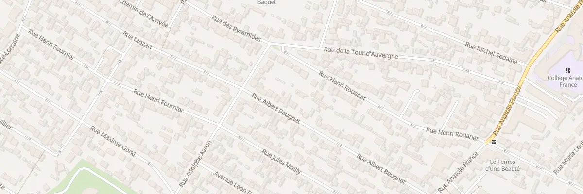 Plan du 62 Rue Albert Beugnet à Drancy