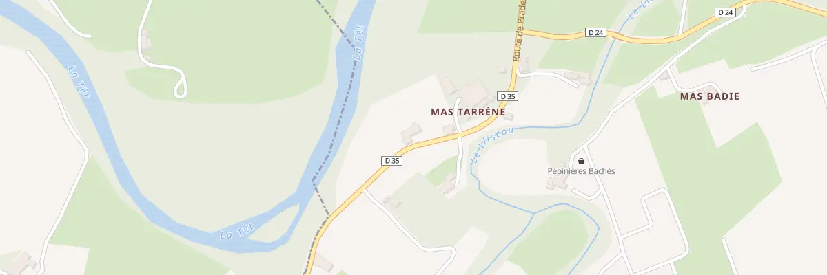 Plan du 39 Rte de Prades à Eus