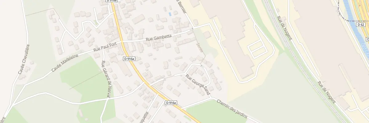 Plan du 20 Rue George Sand à Laigneville