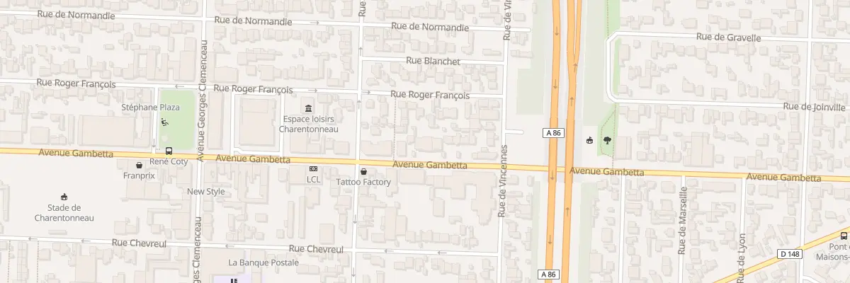 Plan du 121 Av Gambetta à Maisons-Alfort
