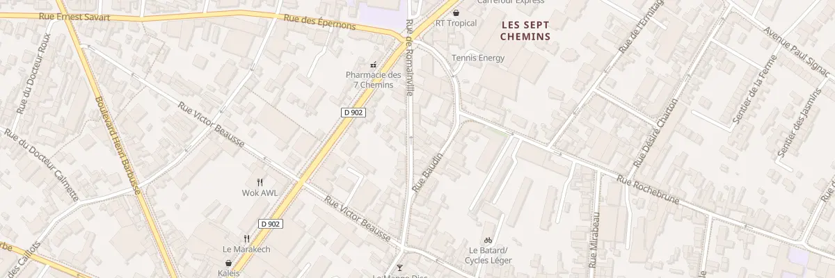 Plan du 58 Rue de Romainville à Montreuil