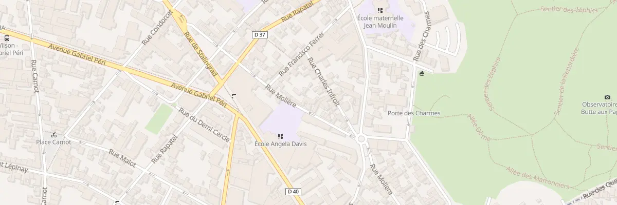Plan du 81 Rue Molière à Montreuil