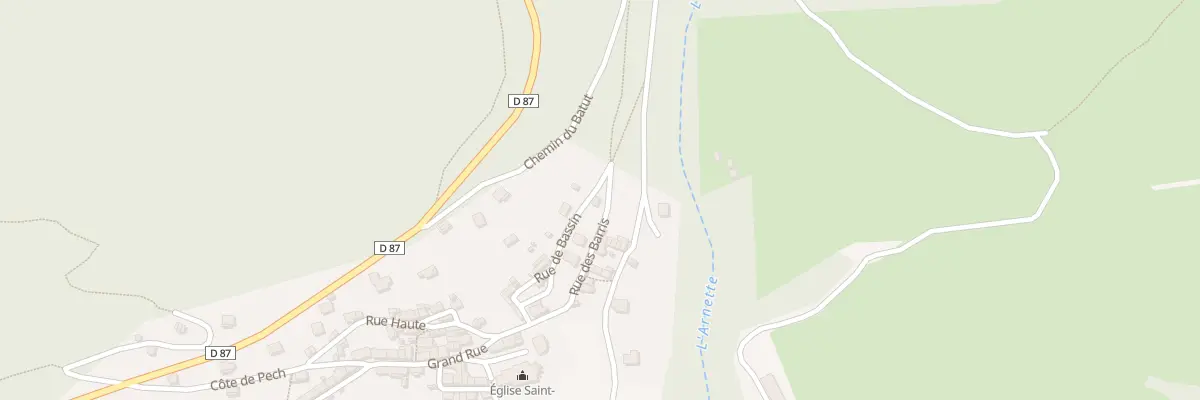 Plan du 5196 Le Village à Pradelles-Cabardès