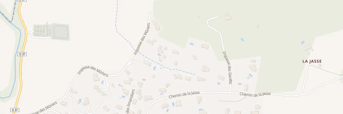 Plan du 107 Gandillou à Malves-en-Minervois