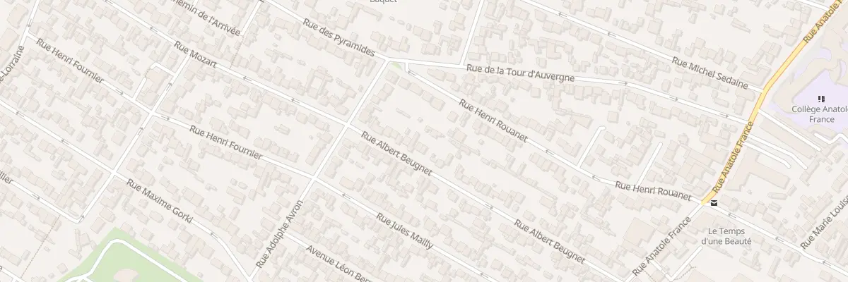 Plan du 60 Rue Albert Beugnet à Drancy