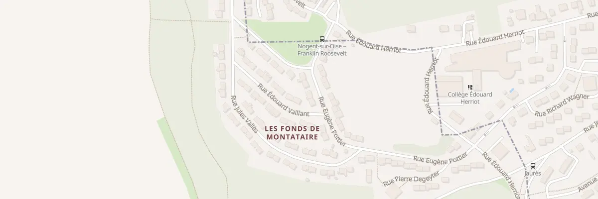 Plan du 2 Rue Edouard Vaillant à Montataire