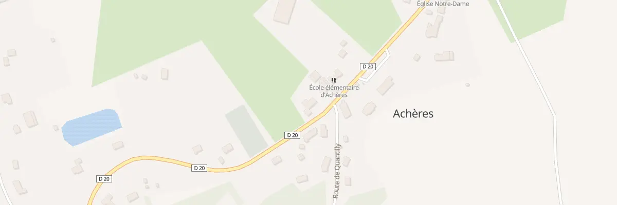 Plan du 2 Rte d’Allogny à Achères