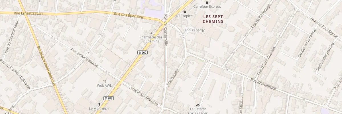Plan du 60 Rue de Romainville à Montreuil