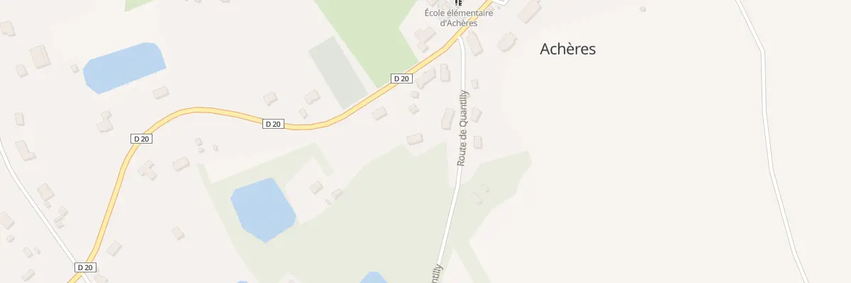 Plan du 3 Rte d’Allogny à Achères