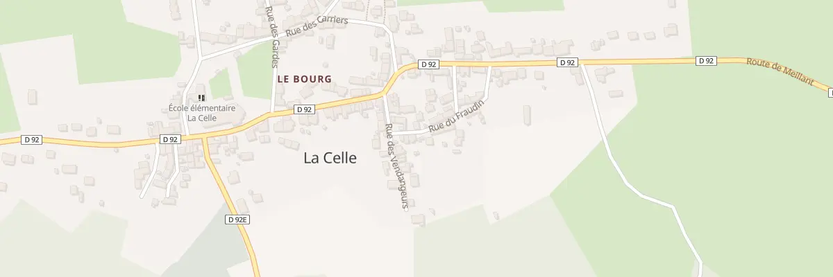 Plan du 4 Rue du Fraudin à La Celle