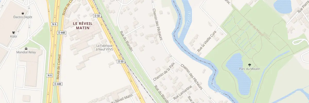 Plan du 120 Che des Pêcheurs à Villeneuve-Saint-Georges