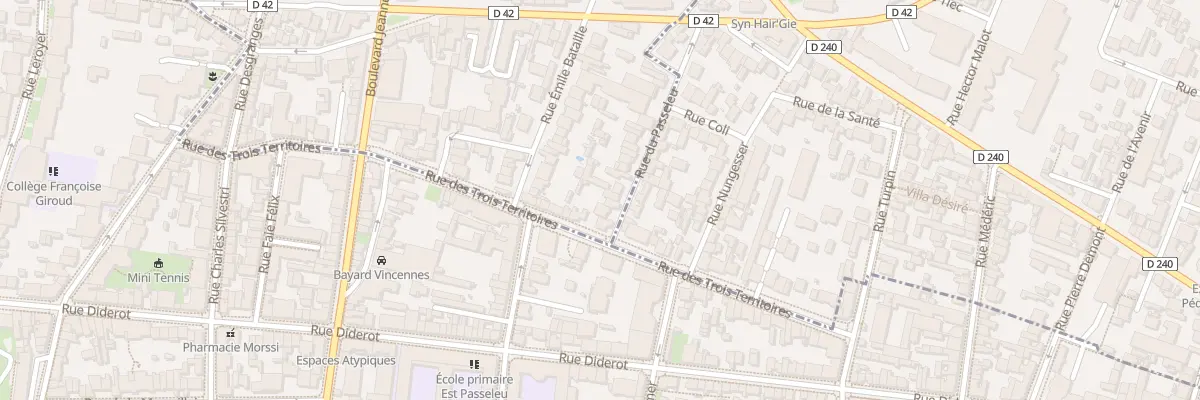 Plan du 5 Rue du Passeleu à Montreuil