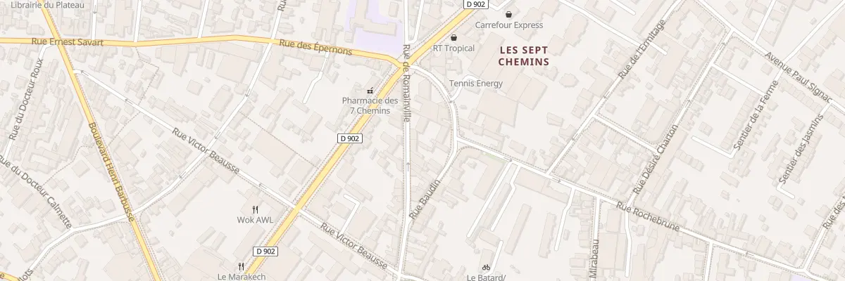 Plan du 62 Rue de Romainville à Montreuil
