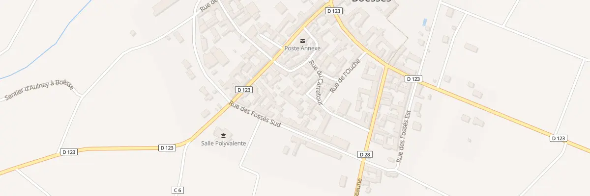 Plan du 6 Rue du Carrefour à Boësses