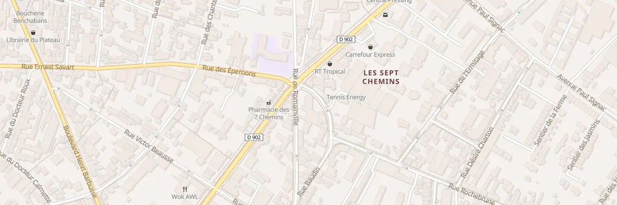Plan du 66B Rue de Romainville à Montreuil