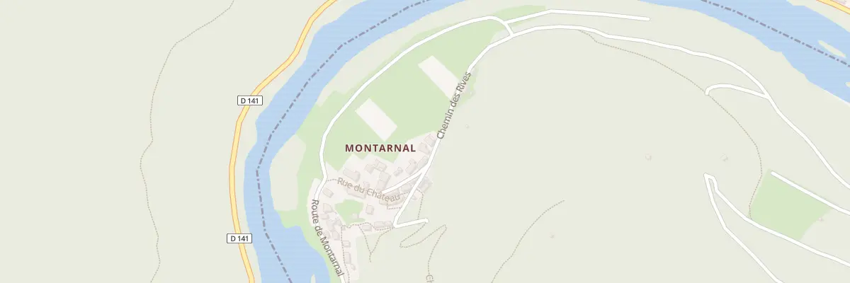 Plan du 5268 Montarnal à Sénergues
