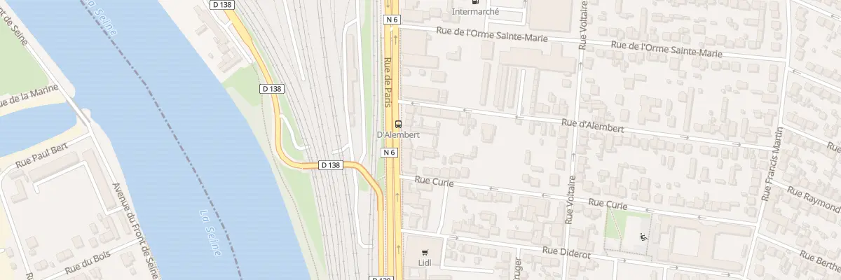 Plan du 176 Rue de Paris à Villeneuve-Saint-Georges