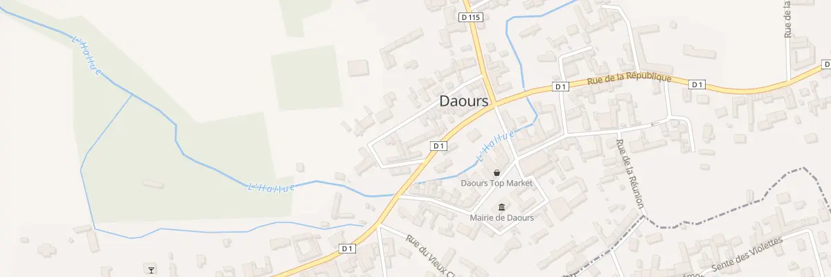 Plan du 8 Rue Basse à Daours