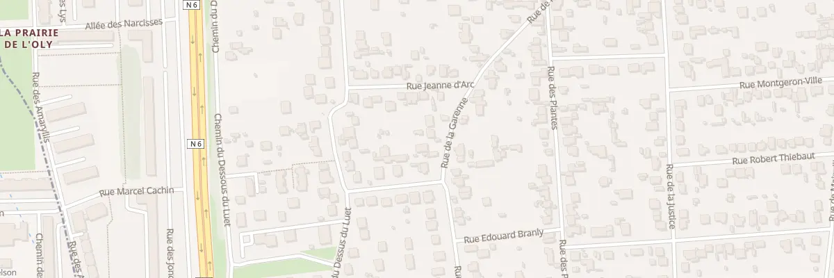 Plan du 34 Rue de la Garenne à Montgeron