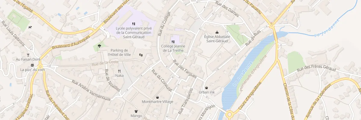 Plan du 13 Rue du Monastere à Aurillac