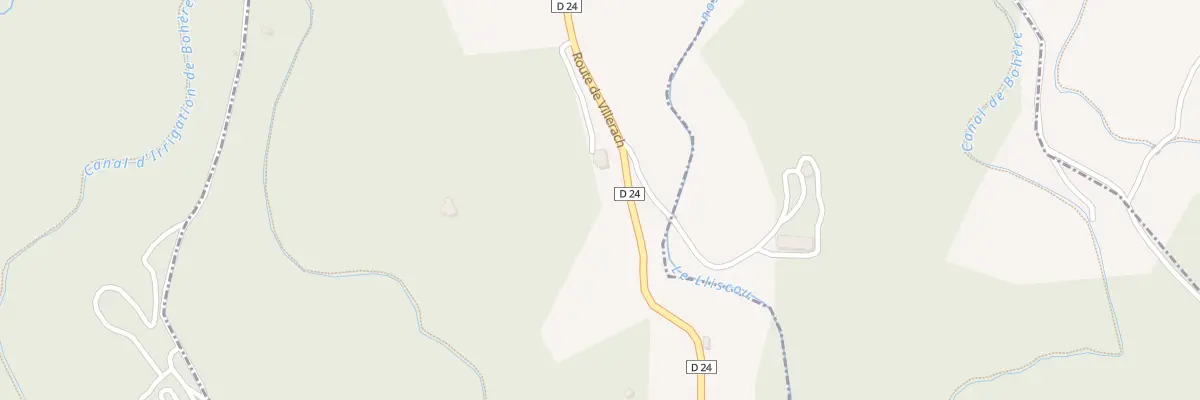 Plan du 14 Rte de Villerach à Los Masos