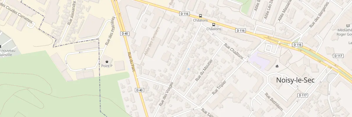 Plan du 20B Rue des Vosges à Noisy-le-Sec