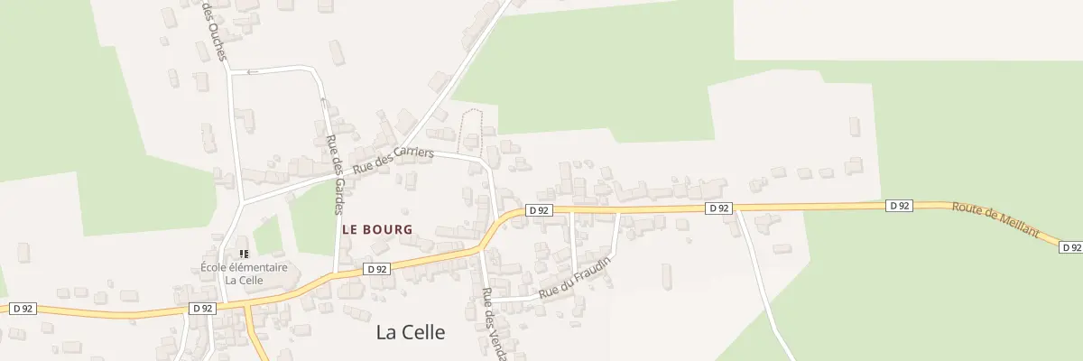 Plan du 3 Rte de Meillant à La Celle
