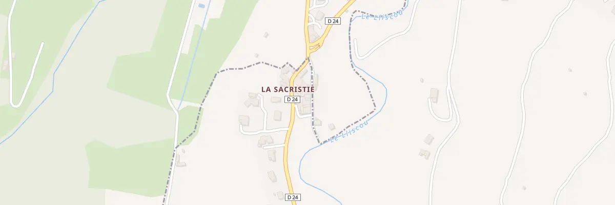 Plan du 127 La Sacristie à Los Masos