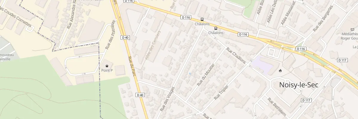 Plan du 18 Rue des Vosges à Noisy-le-Sec