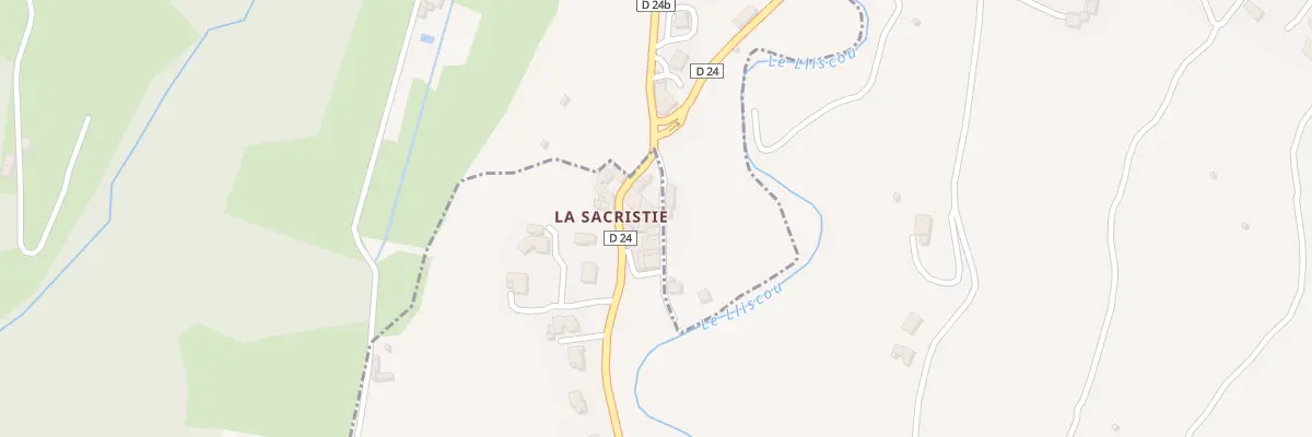 Plan du 117A La Sacristie à Prades