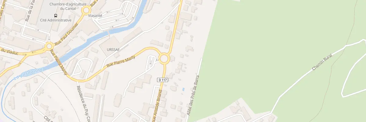 Plan du 47 Av Aristide Briand à Aurillac