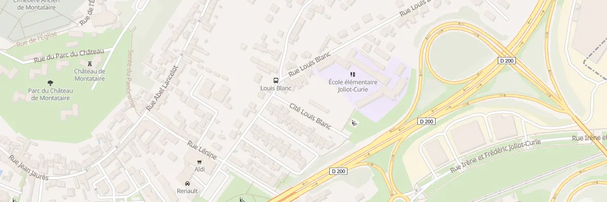 Plan du 16 Rue Louis Blanc à Montataire