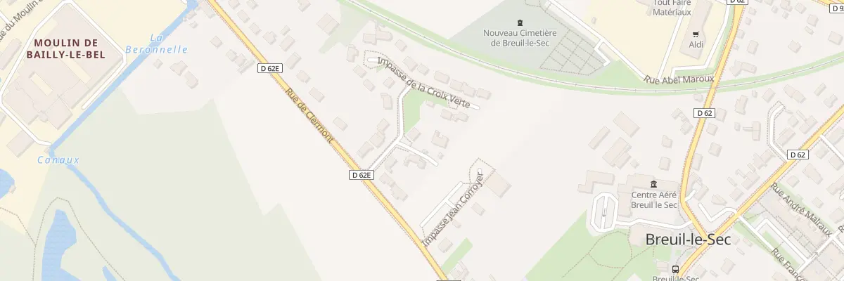 Plan du 10 Imp de la Croix Verte à Breuil-le-Sec