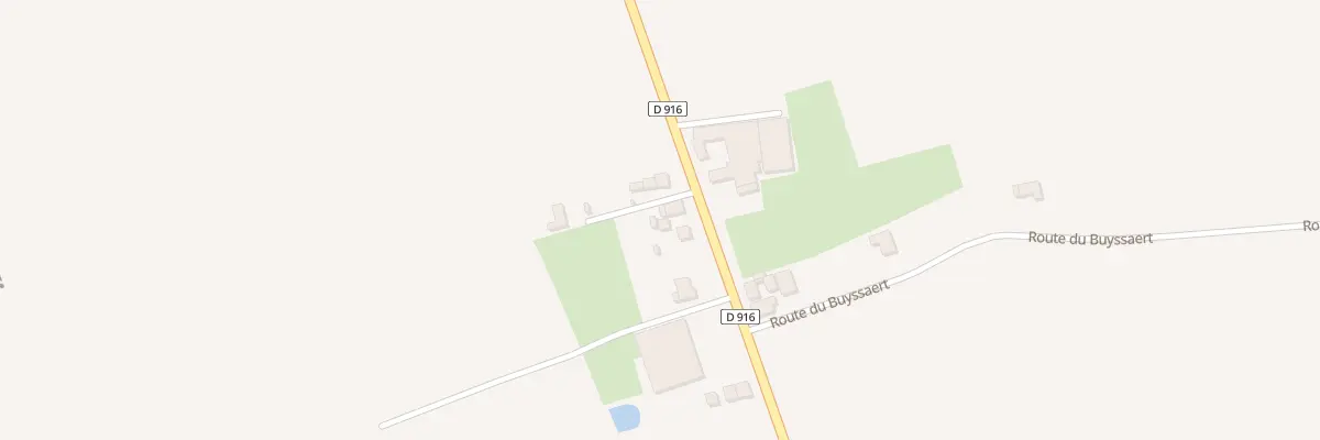 Plan du 3820 D’Rd 916 à Quaëdypre